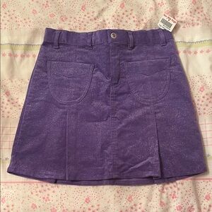 Tangerine Shimmering Violet Kids Skirt